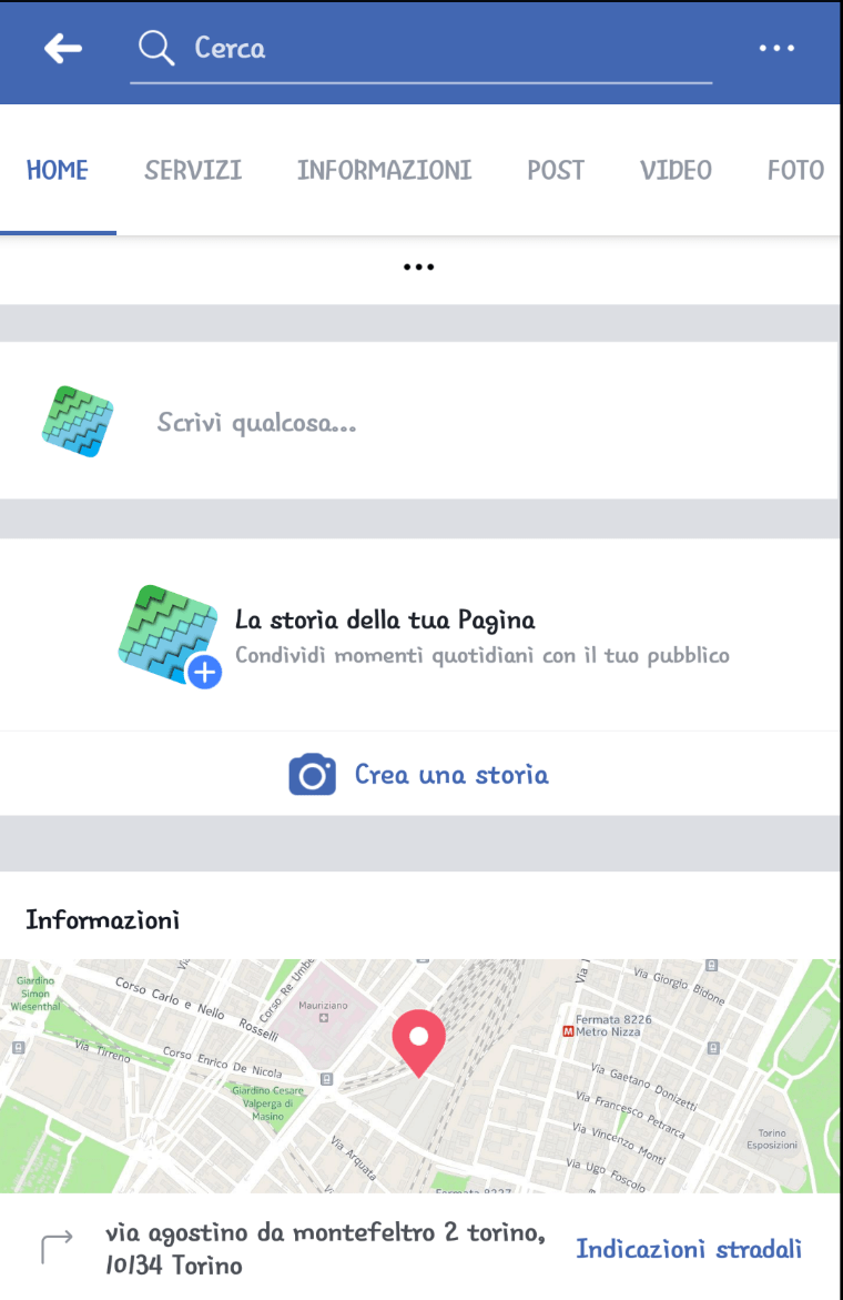 storie sulla timeline della pagina amministrata storie facebook fanpage